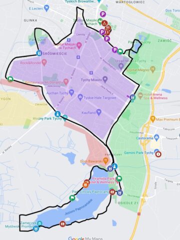 XII Tyski Polmaraton mapa utrudnien drogowych XII Tyski Polmaraton mapa utrudnien drogowych