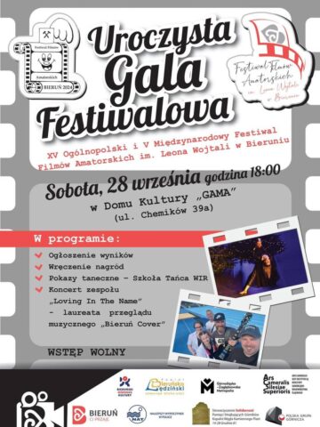 XV Festiwal Filmow Amatorskich w Bieruniu XV Festiwal Filmow Amatorskich w Bieruniu