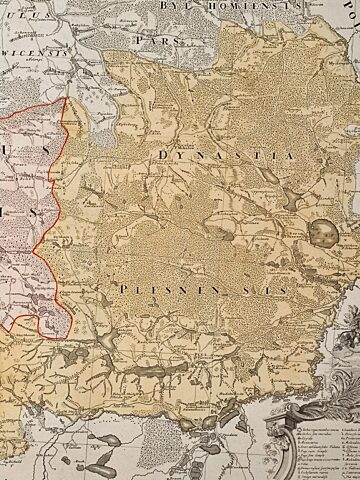 Mapa ziemi pszczyńskiej Mapa ziemi pszczyńskiej