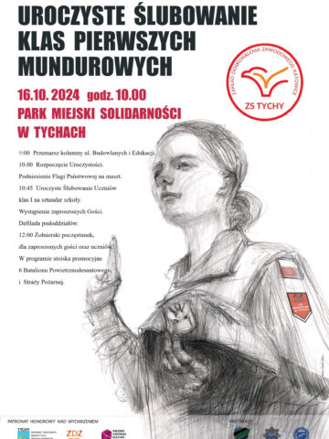 Ślubowanie tyskiej mundurówki w Parku Miejskim Ślubowanie tyskiej mundurówki w Parku Miejskim