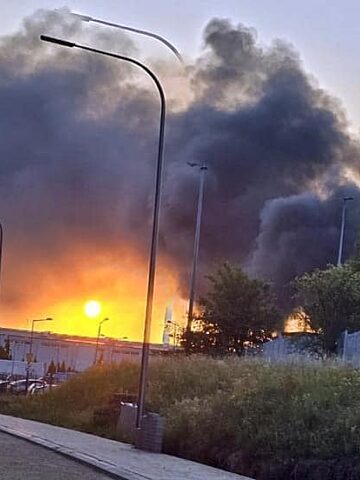 Pożar Tychy Składowa, 14.08 2024 Pożar Tychy Składowa, 14.08 2024