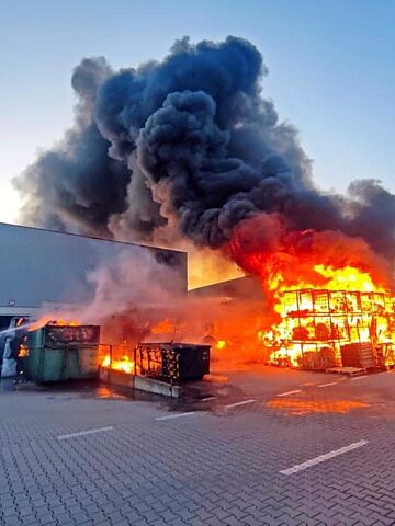 Pożar Tychy Składowa, 14.08 2024 Pożar Tychy Składowa, 14.08 2024