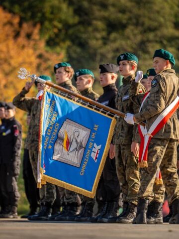 Ślubowanie tyskiej mundurówki w Parku Miejskim Ślubowanie tyskiej mundurówki w Parku Miejskim