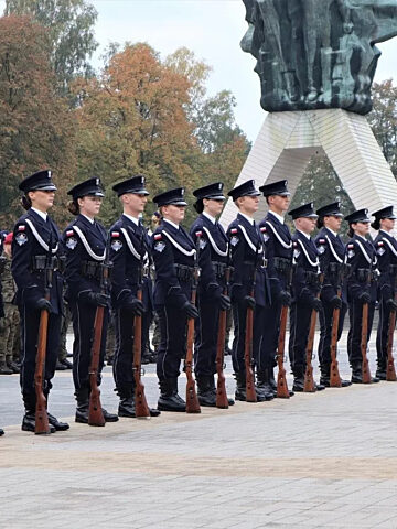Ślubowanie tyskiej mundurówki w Parku Miejskim Ślubowanie tyskiej mundurówki w Parku Miejskim
