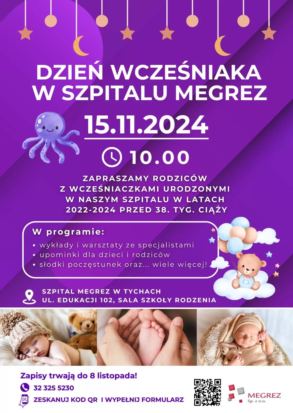 Dzień wcześniaka w szpitalu Megrez w Tychach