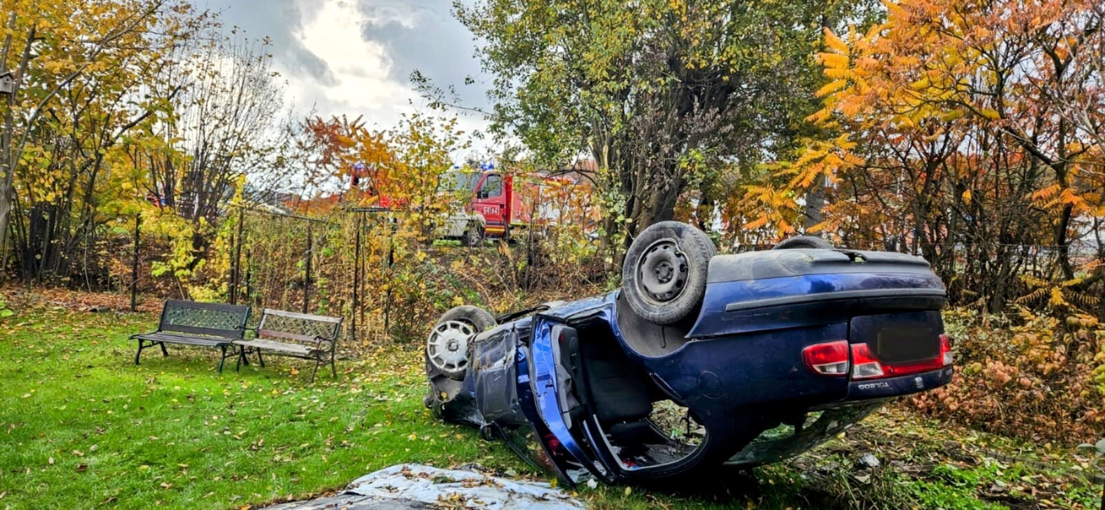 Wypadek w Tychach 31.10.2024