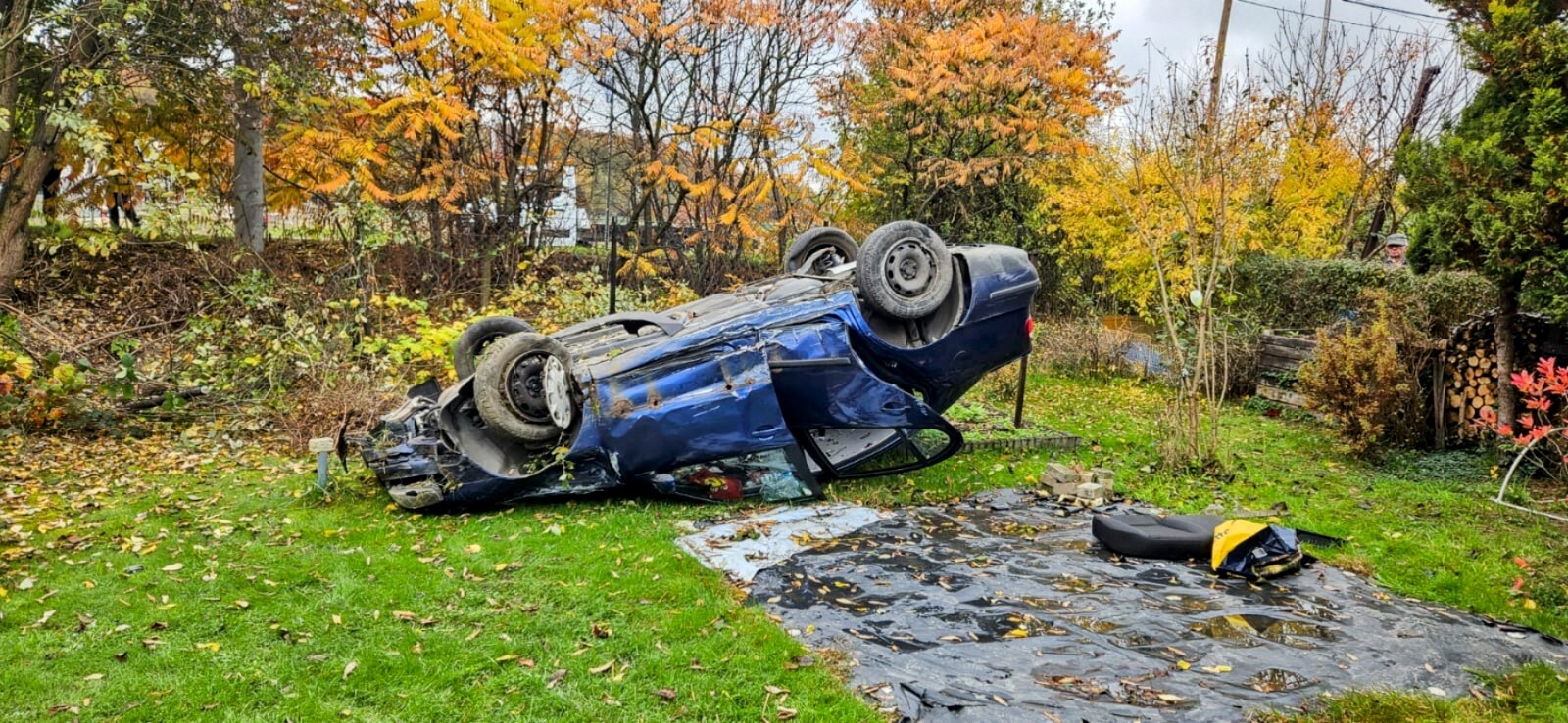 Wypadek w Tychach 31.10.2024